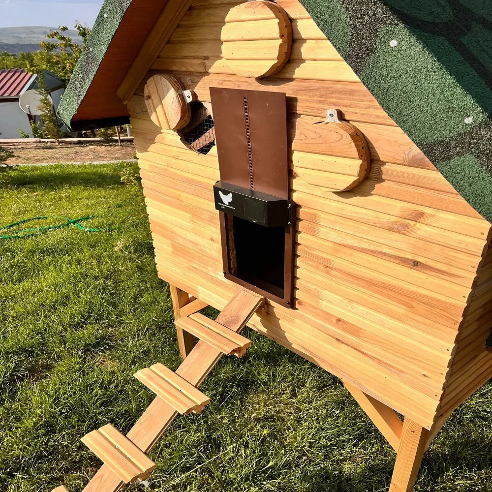 DuskiDeni Automatic Chicken Coop Door with Light Sensor