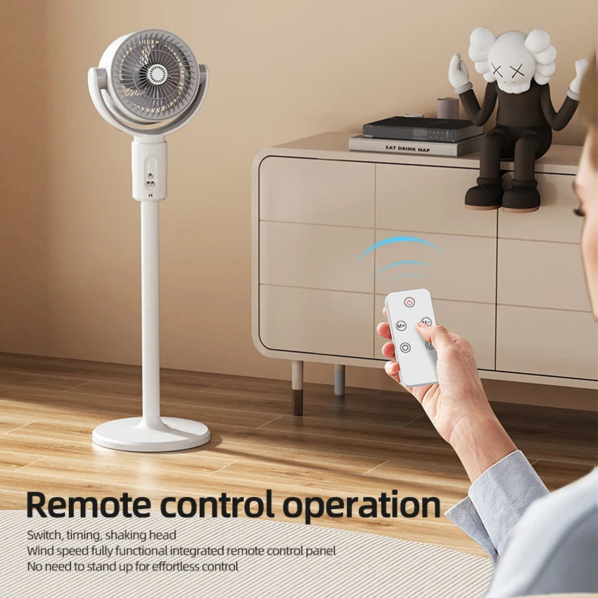 VortixVex 3-in-1 Air Circulator Fan with Remote