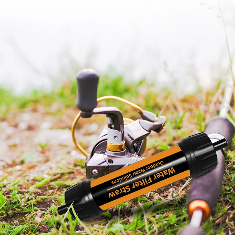 AquaZipo Portable 0.01 Micron Water Filter Straw for Hiking & Camping