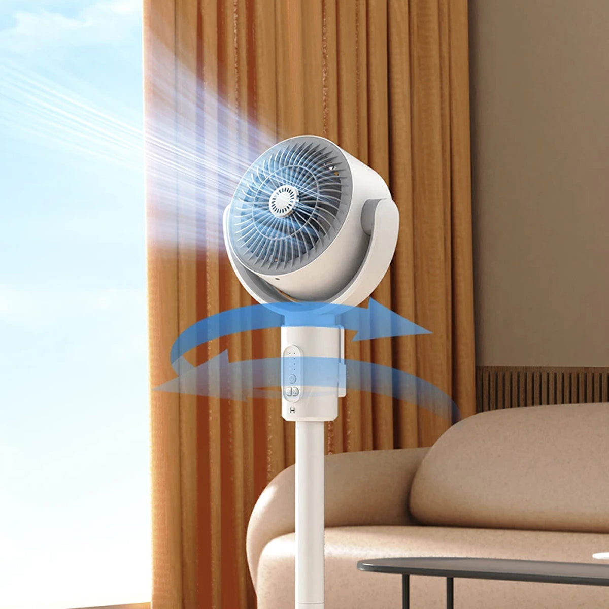 VortixVex 3-in-1 Air Circulator Fan with Remote