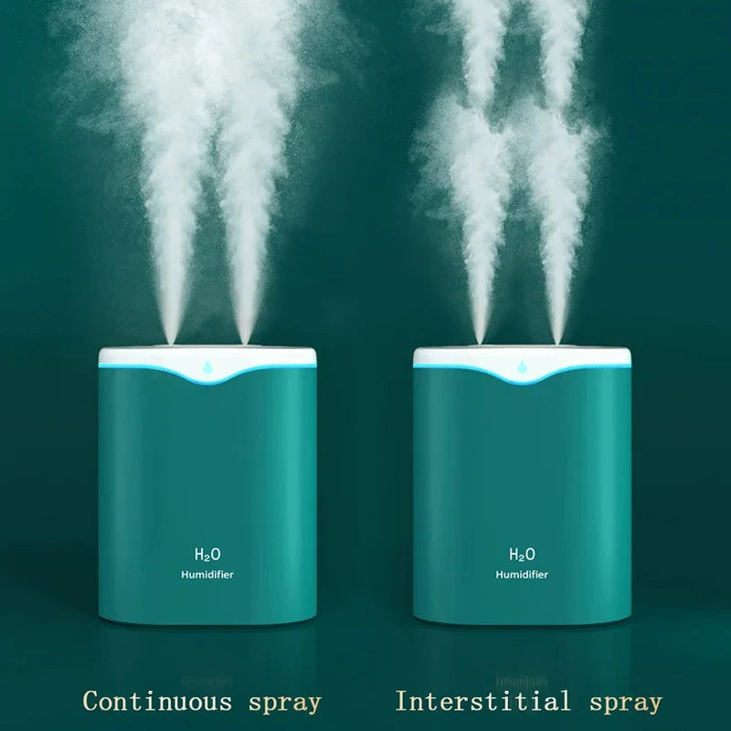 ClouDiaxi 2L Dual Nozzle Cool Mist Humidifier for Home & Office