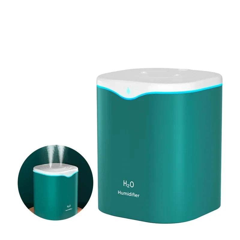 ClouDiaxi 2L Dual Nozzle Cool Mist Humidifier for Home & Office