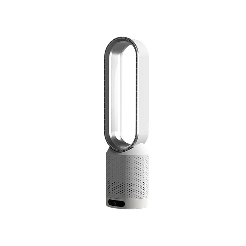 CoolLyxi Bladeless Tower Fan with 8 Speeds & Negative Ion Function