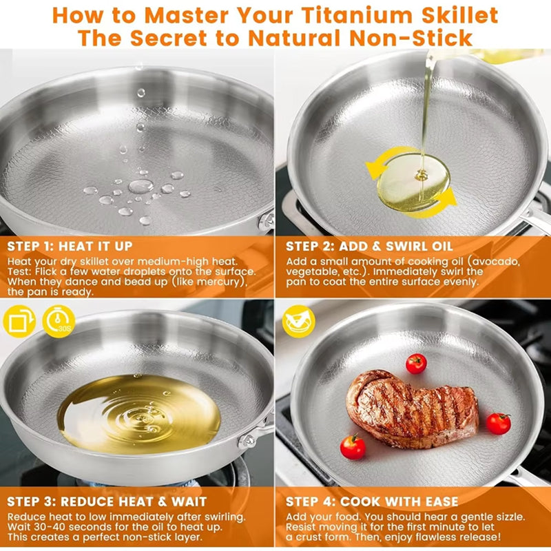 Crisporia Professional Titanium Non-Stick Frying Pan UK