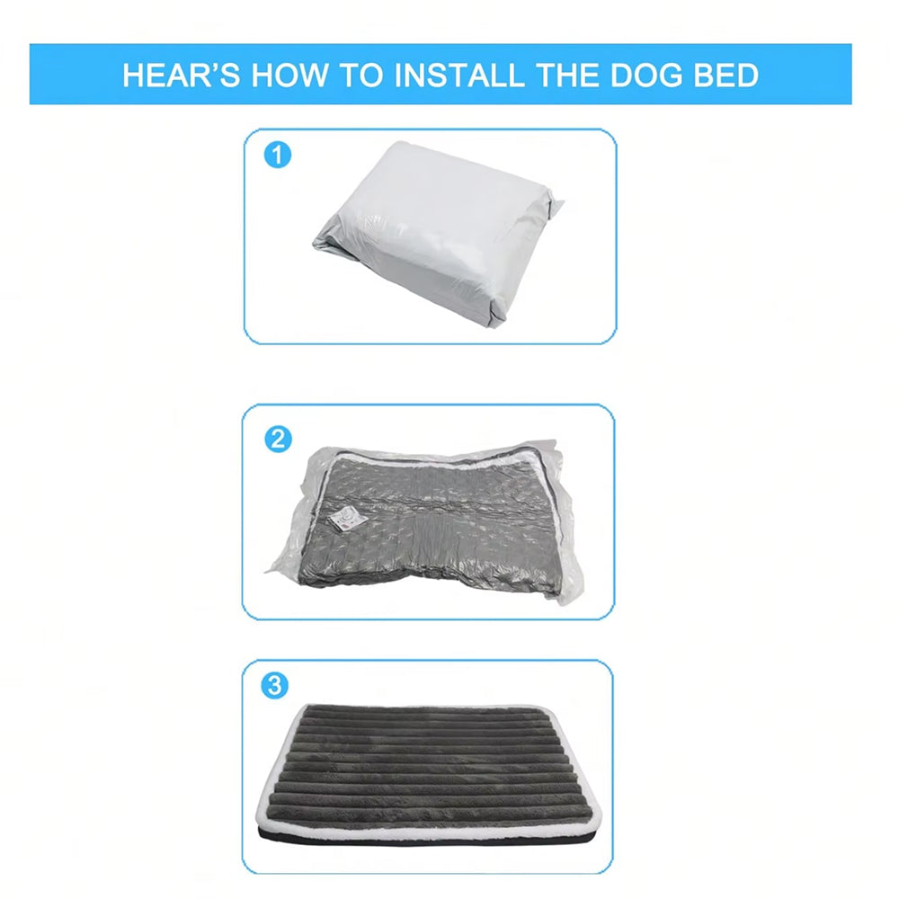 CushyWofie Orthopaedic Dog Bed with Joint Support Foam