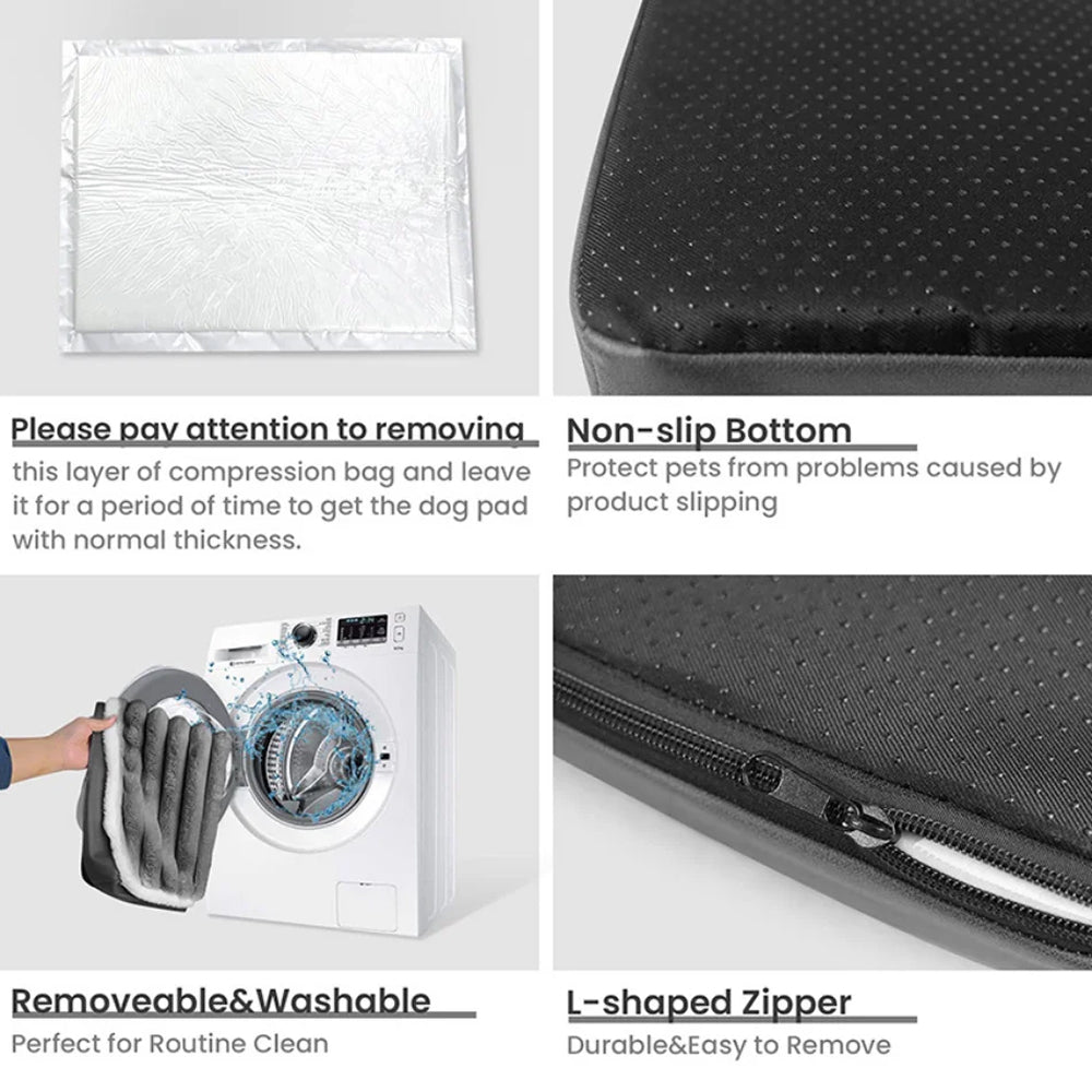 CushyWofie Orthopaedic Dog Bed with Joint Support Foam