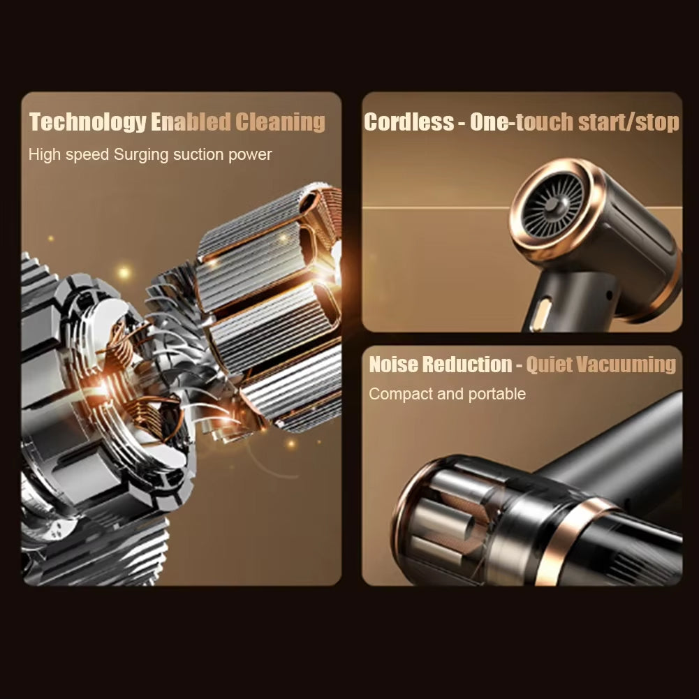 DashiDust 45000Pa Cordless 5-in-1 Car Vacuum Cleaner UK