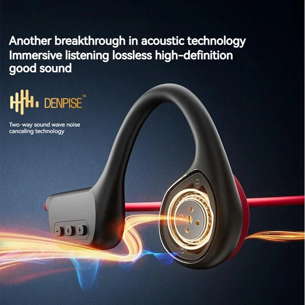 DeepWavix Bone Conduction Swimming Headphones - IPX8 Waterproof