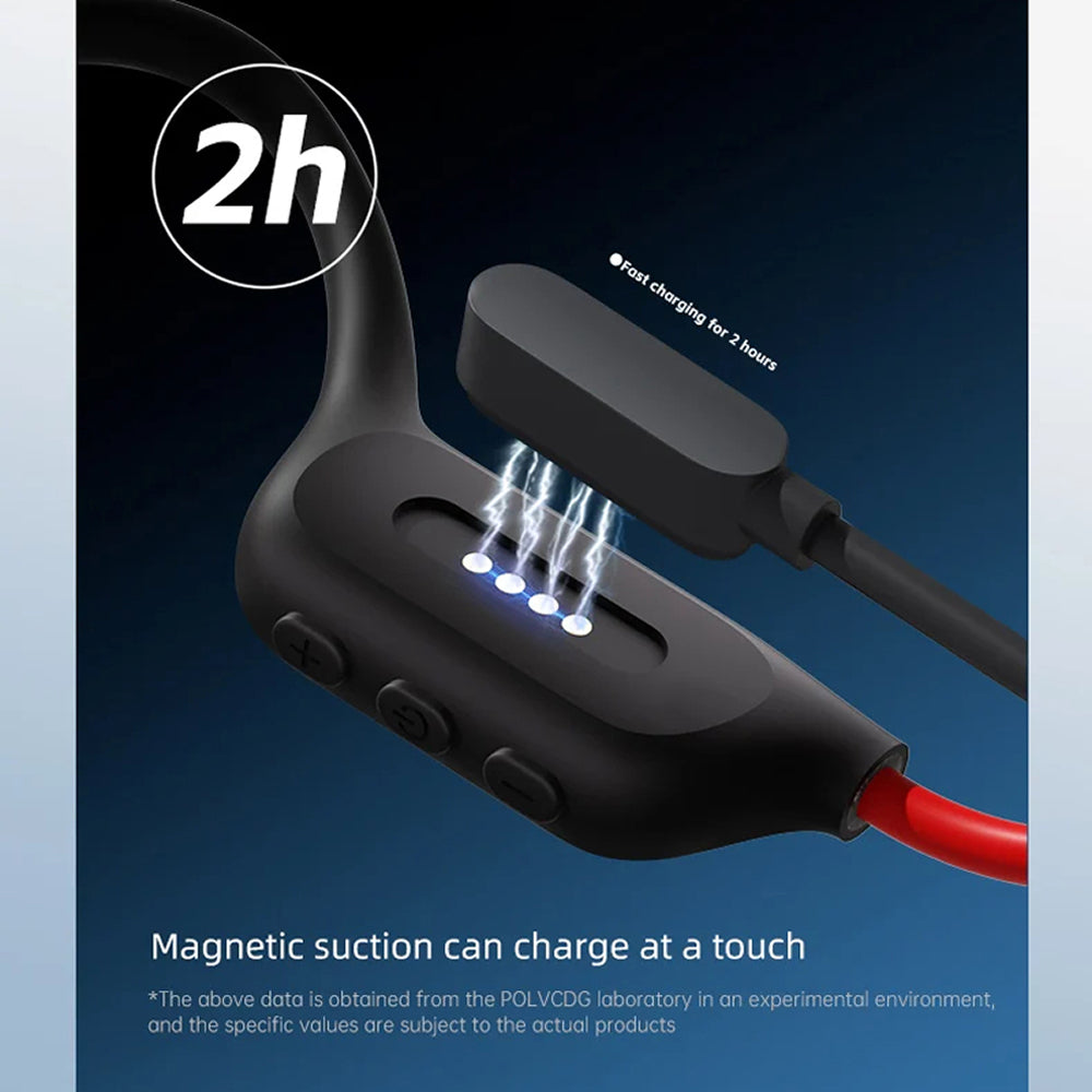 DeepWavix Bone Conduction Swimming Headphones - IPX8 Waterproof