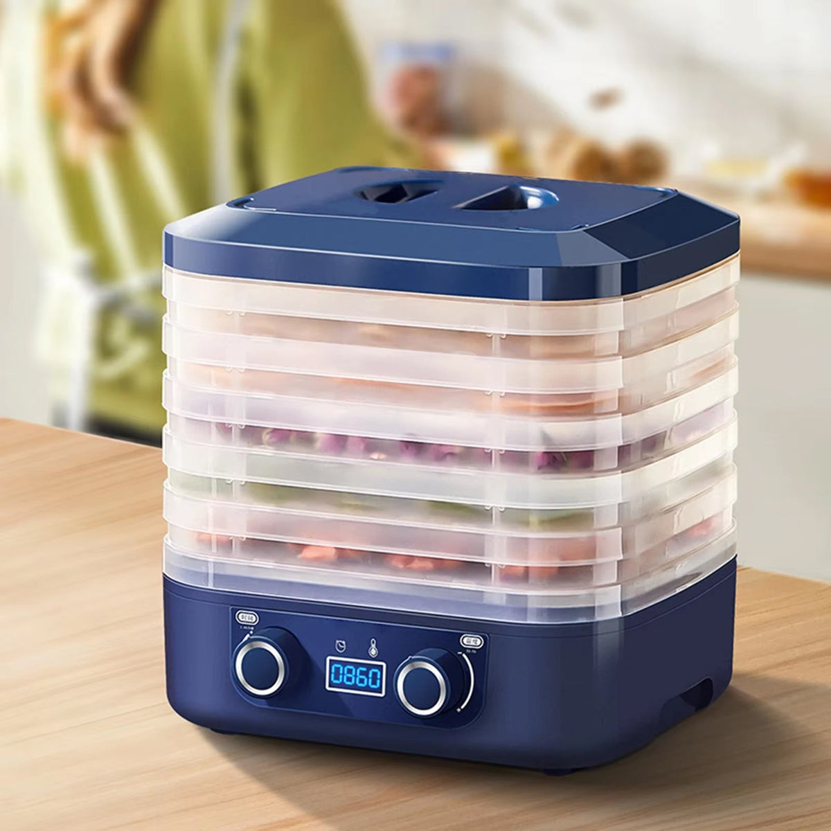 Dehyvex 5-Tray Food Dehydrator for Healthy Snacks UK