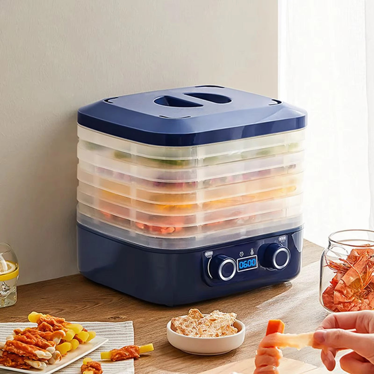 Dehyvex 5-Tray Food Dehydrator for Healthy Snacks UK
