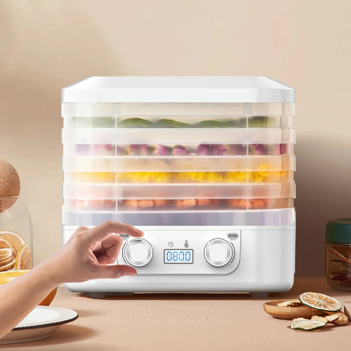 Dehyvex 5-Tray Food Dehydrator for Healthy Snacks UK