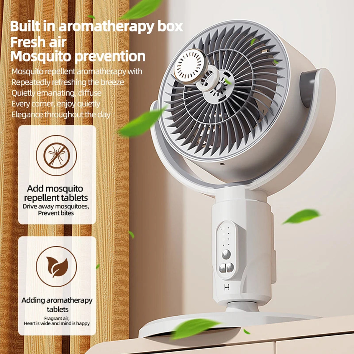 VortixVex 3-in-1 Air Circulator Fan with Remote