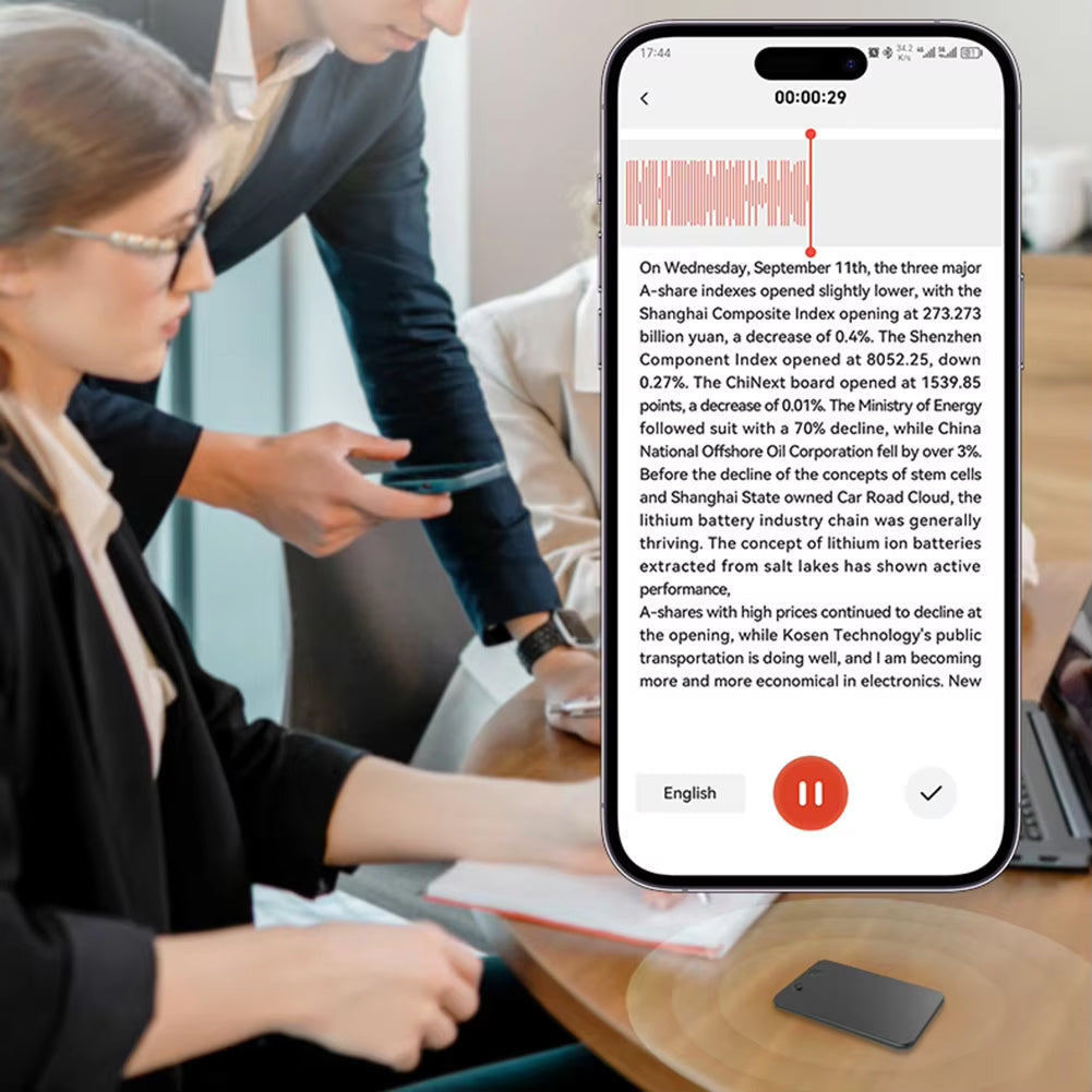 EchoScrib AI Note Taker & Portable Transcription Device