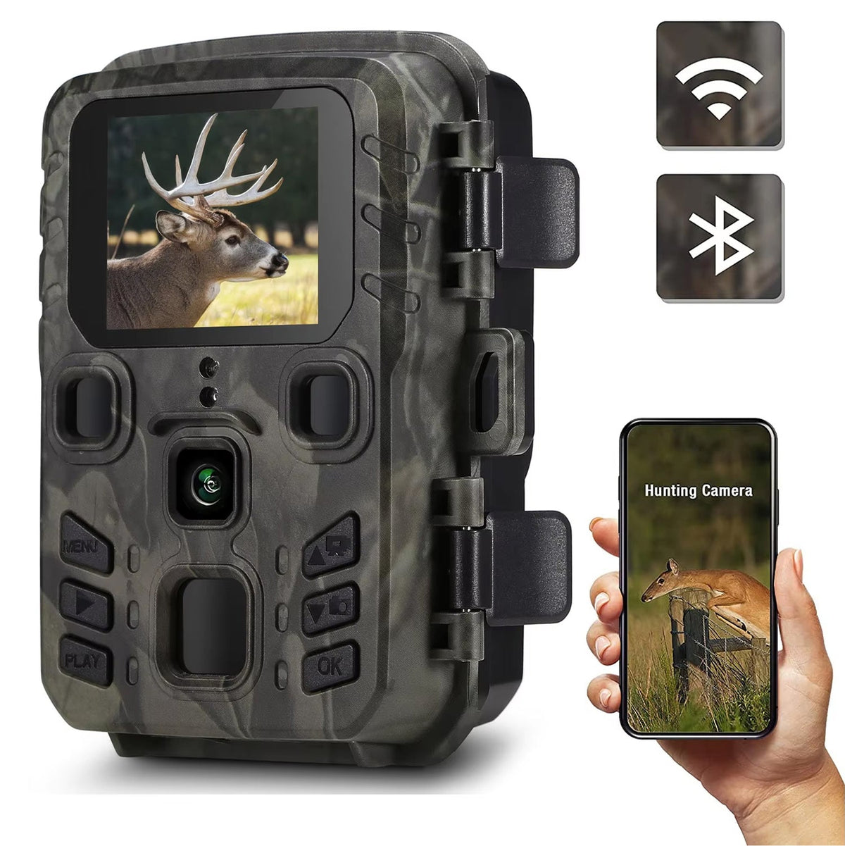 FaunPeak 20MP WiFi Wildlife Garden Camera with Night Vision
