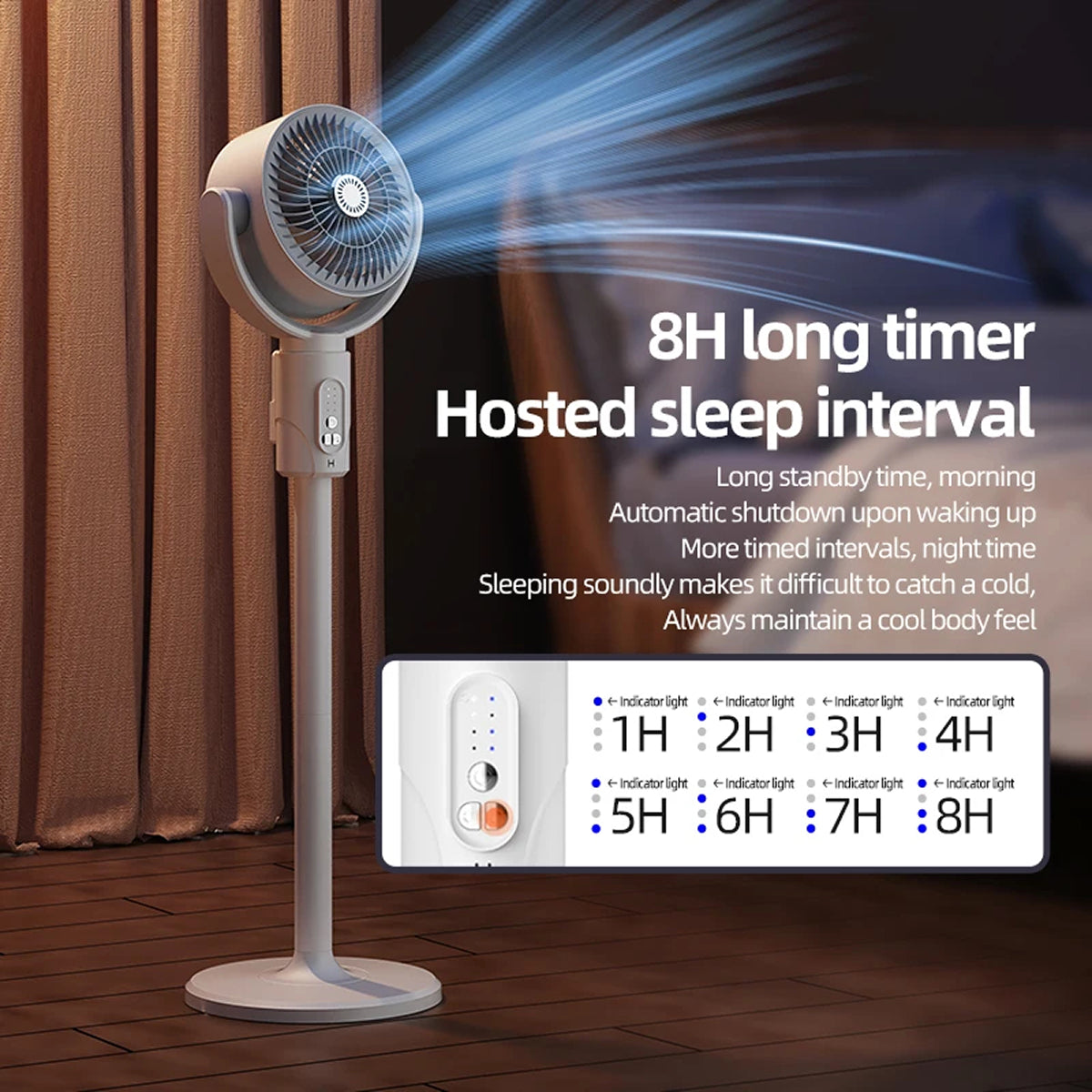VortixVex 3-in-1 Air Circulator Fan with Remote