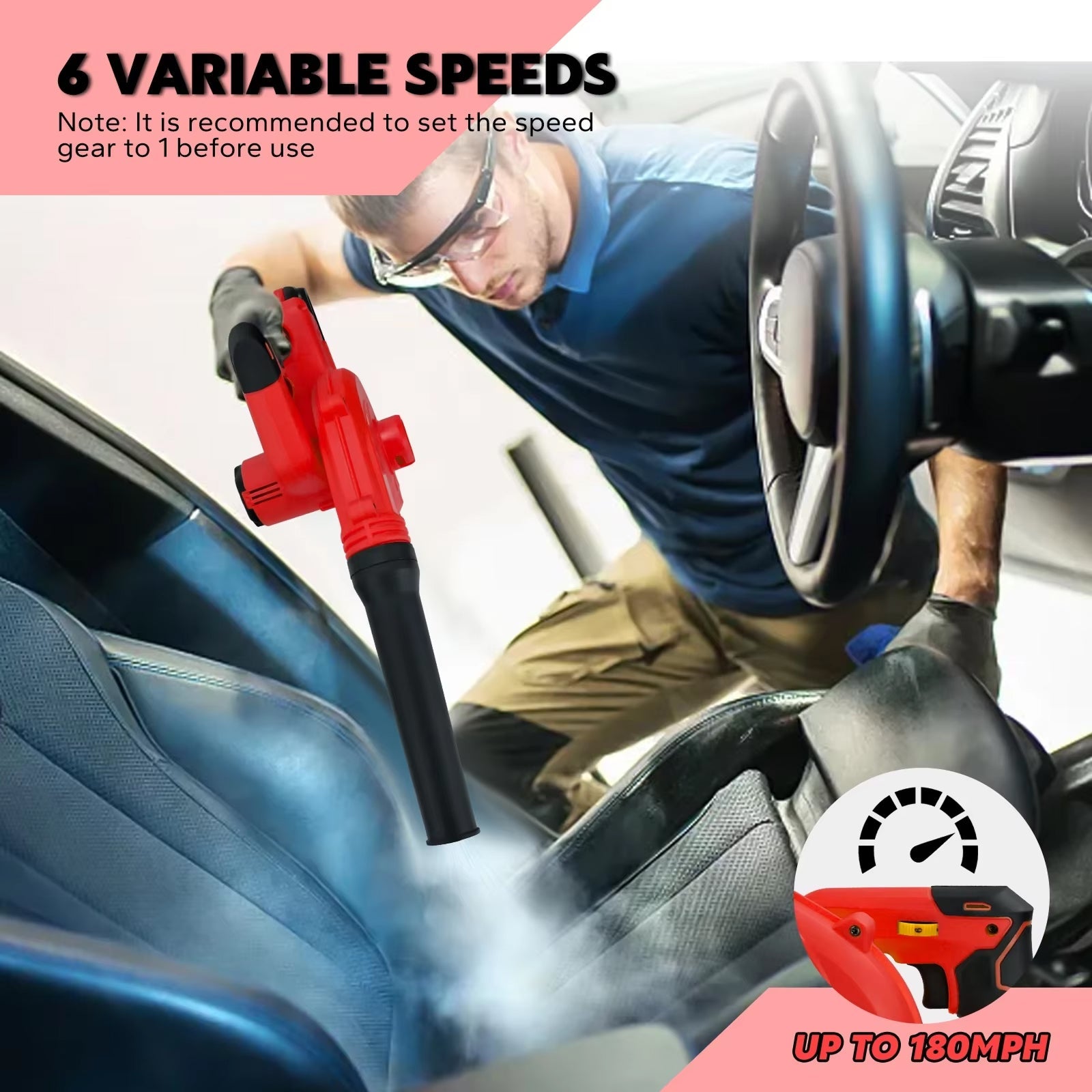 LeafiJet 2-in-1 Cordless Leaf Blower & Vacuum for Garden & Home