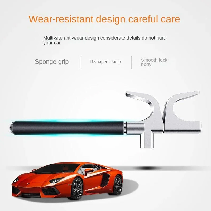 LockSpino Anti-Theft Steering Wheel Lock with Class B Copper Core