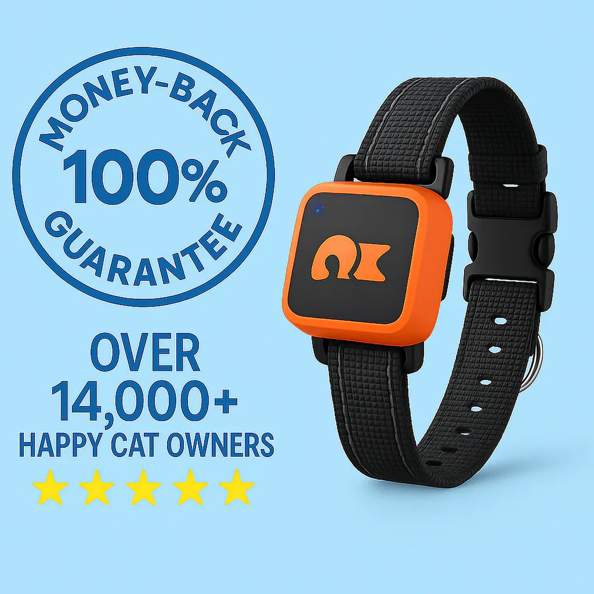 PawiSition GPS Cat Tracker - No Subscription Pet Tracking UK