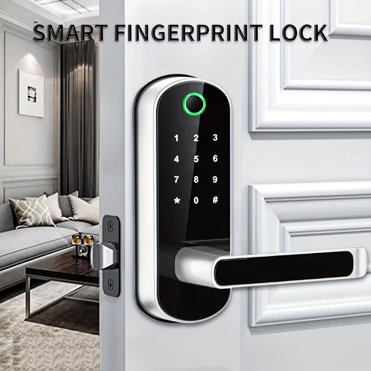 SafeeBolt Smart Biometric Fingerprint Door Lock UK