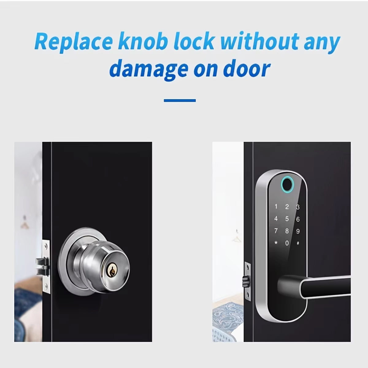 SafeeBolt Smart Biometric Fingerprint Door Lock UK