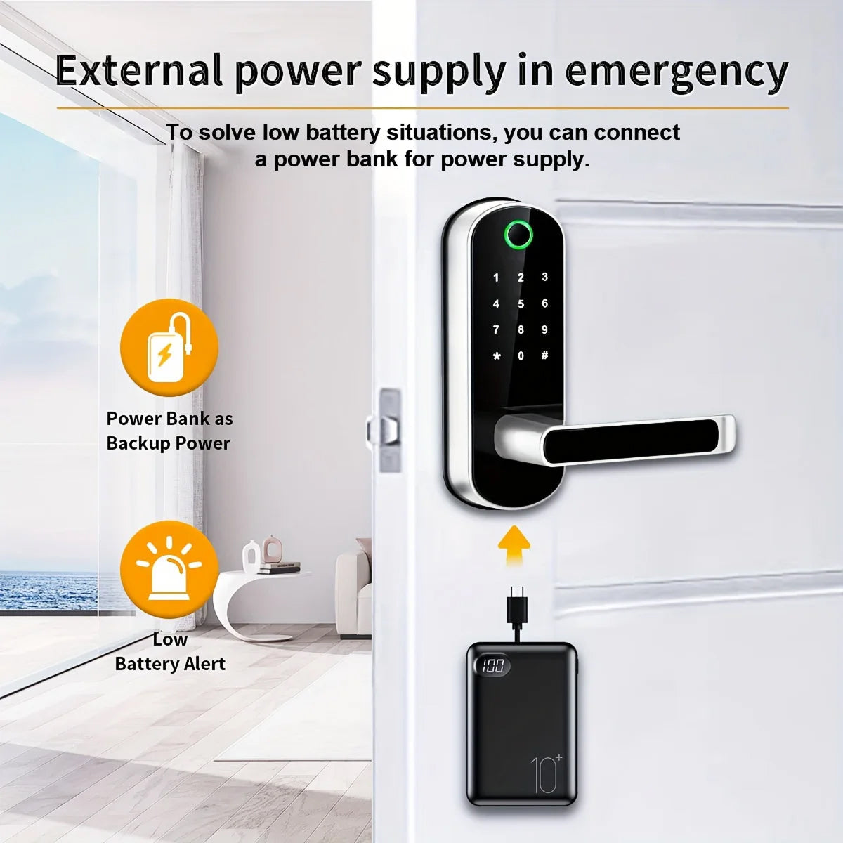 SafeeBolt Smart Biometric Fingerprint Door Lock UK