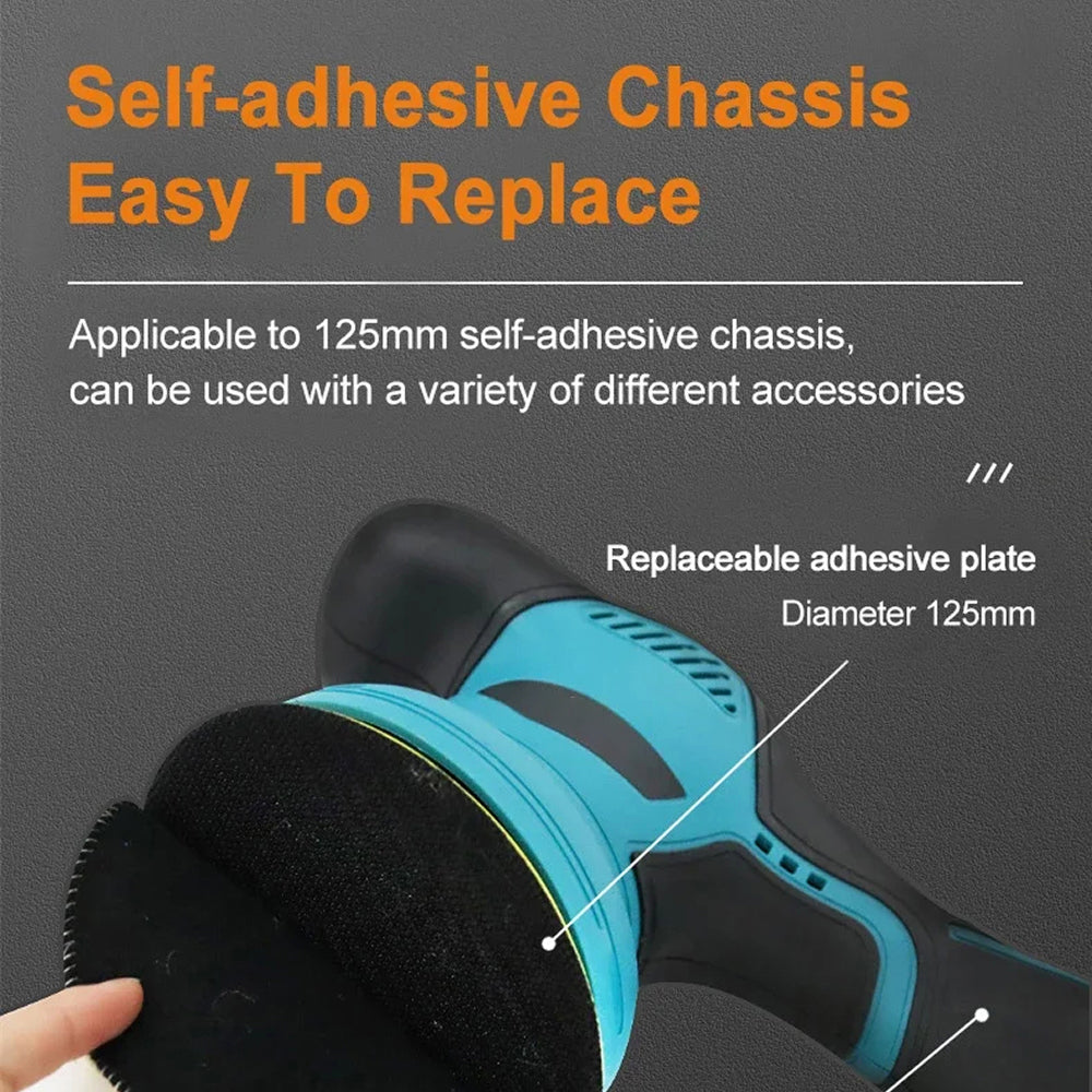 ShynexRo Cordless Dual-Action Car Polisher with 8 Speed Settings