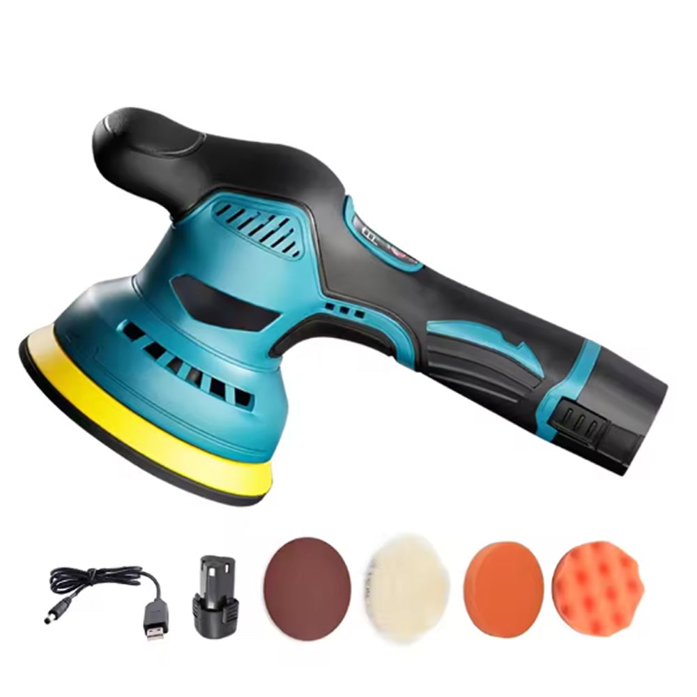 ShynexRo Cordless Dual-Action Car Polisher with 8 Speed Settings