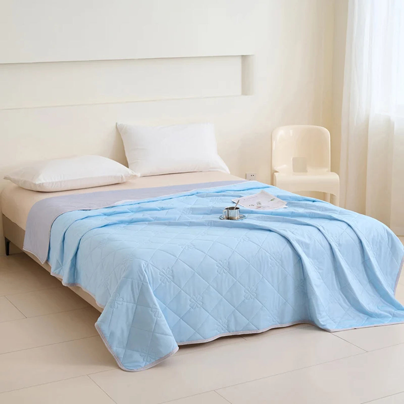 SomnaKool Q-Max 0.45+ Cooling Blanket for Hot Sleepers