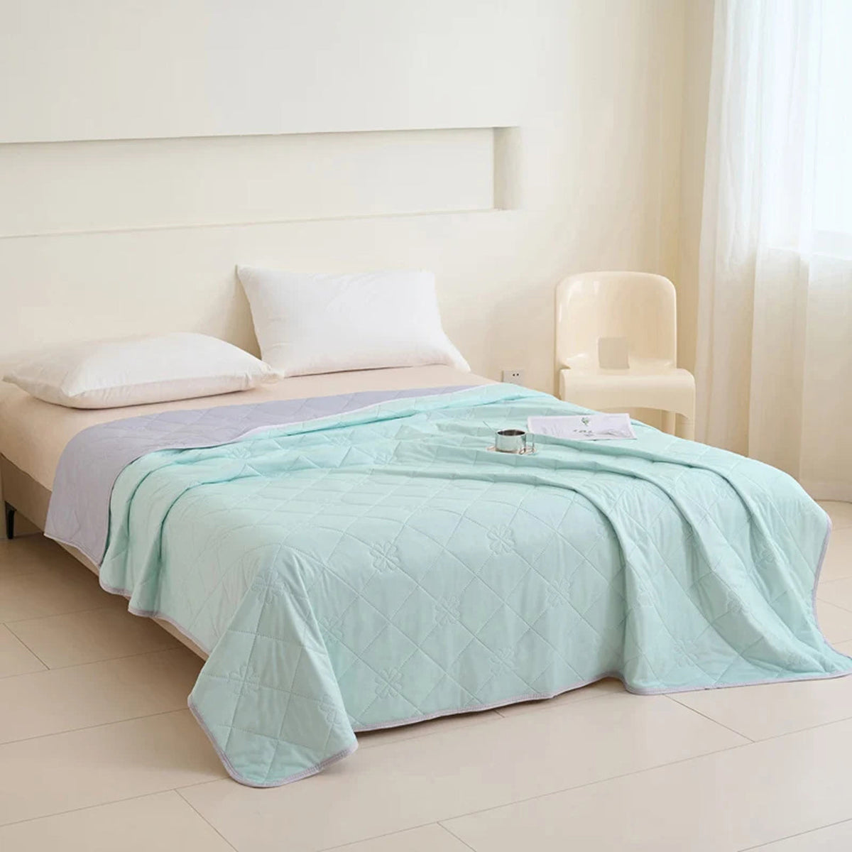 SomnaKool Q-Max 0.45+ Cooling Blanket for Hot Sleepers