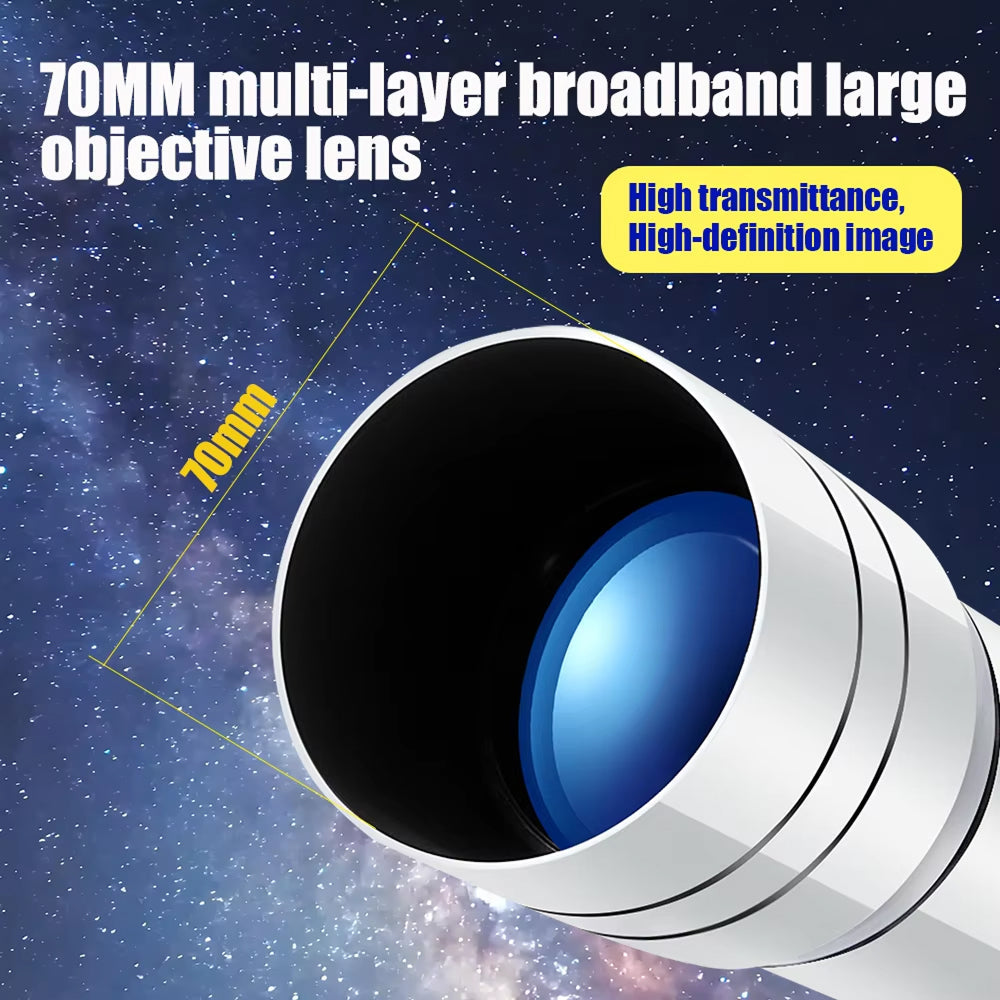 StariBud 70mm Refractor Telescope for Beginners
