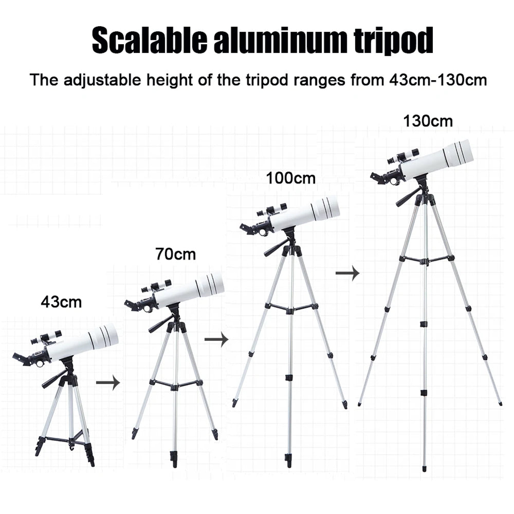 StariBud 70mm Refractor Telescope for Beginners