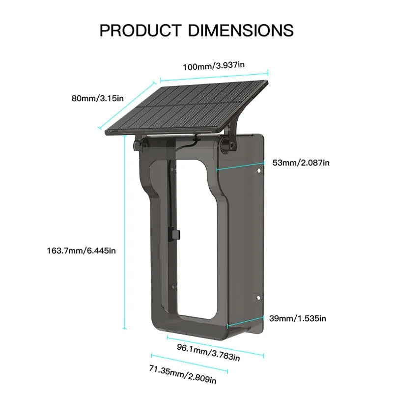 SunieCloak Solar Wireless Video Doorbell Security