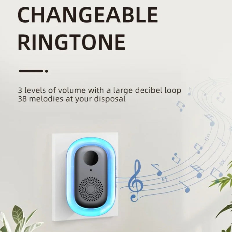 SunieCloak Solar Wireless Video Doorbell Security