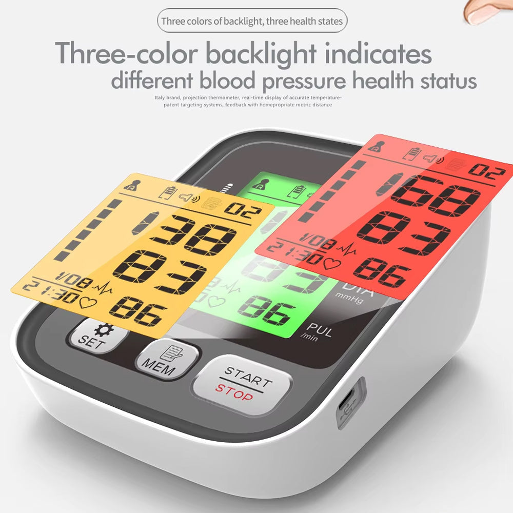 VitaTracki Digital Blood Pressure Monitor with WHO Indicator