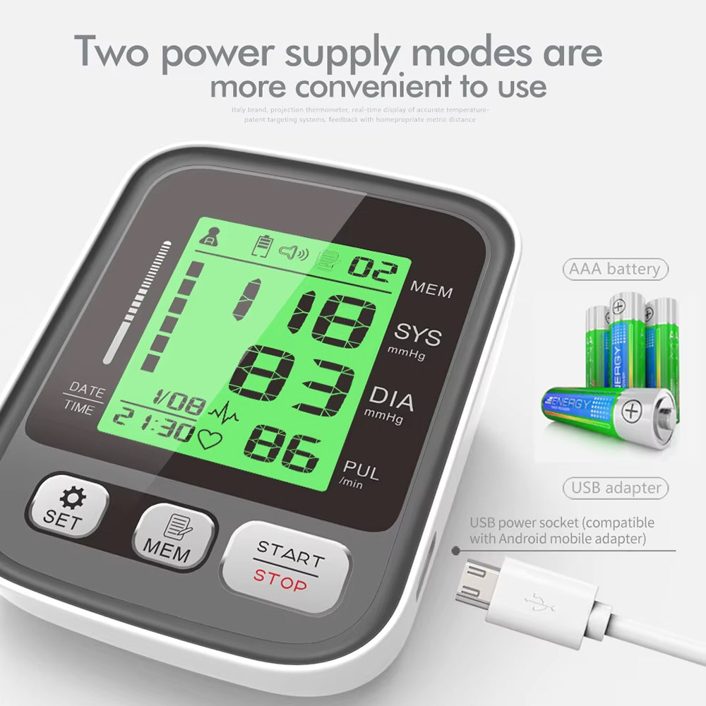 VitaTracki Digital Blood Pressure Monitor with WHO Indicator
