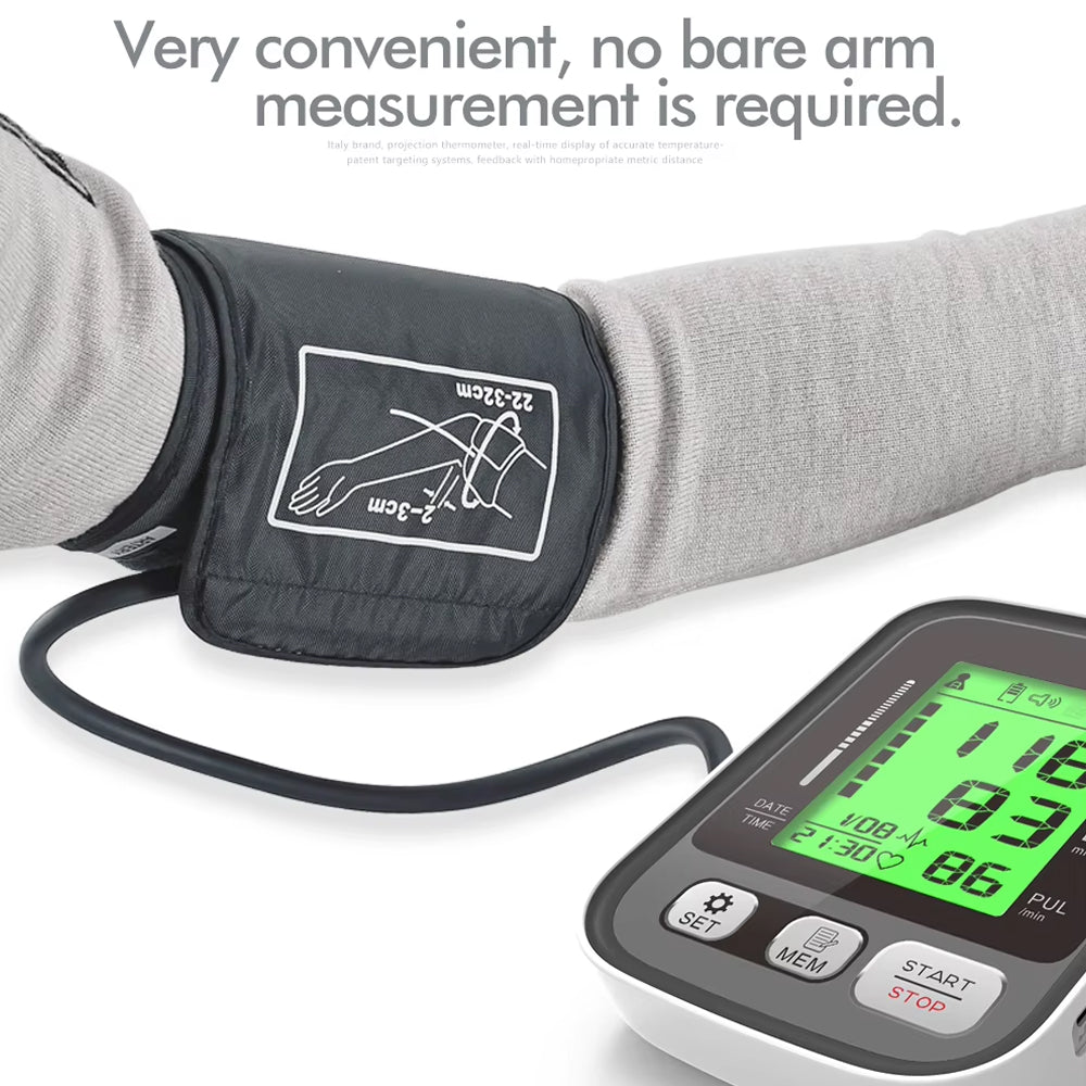 VitaTracki Digital Blood Pressure Monitor with WHO Indicator