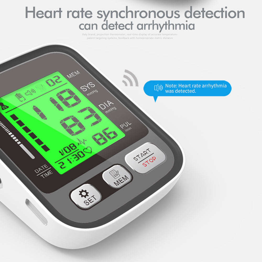 VitaTracki Digital Blood Pressure Monitor with WHO Indicator