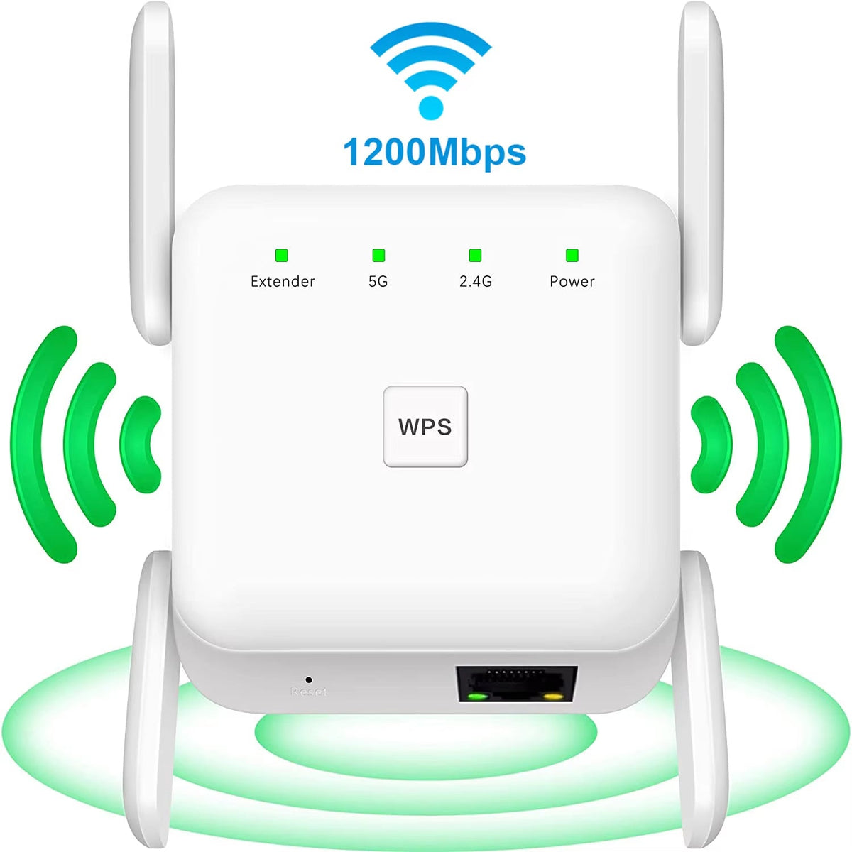 WiBoofy AC1200 Dual-Band WiFi Extender & Broadband Booster