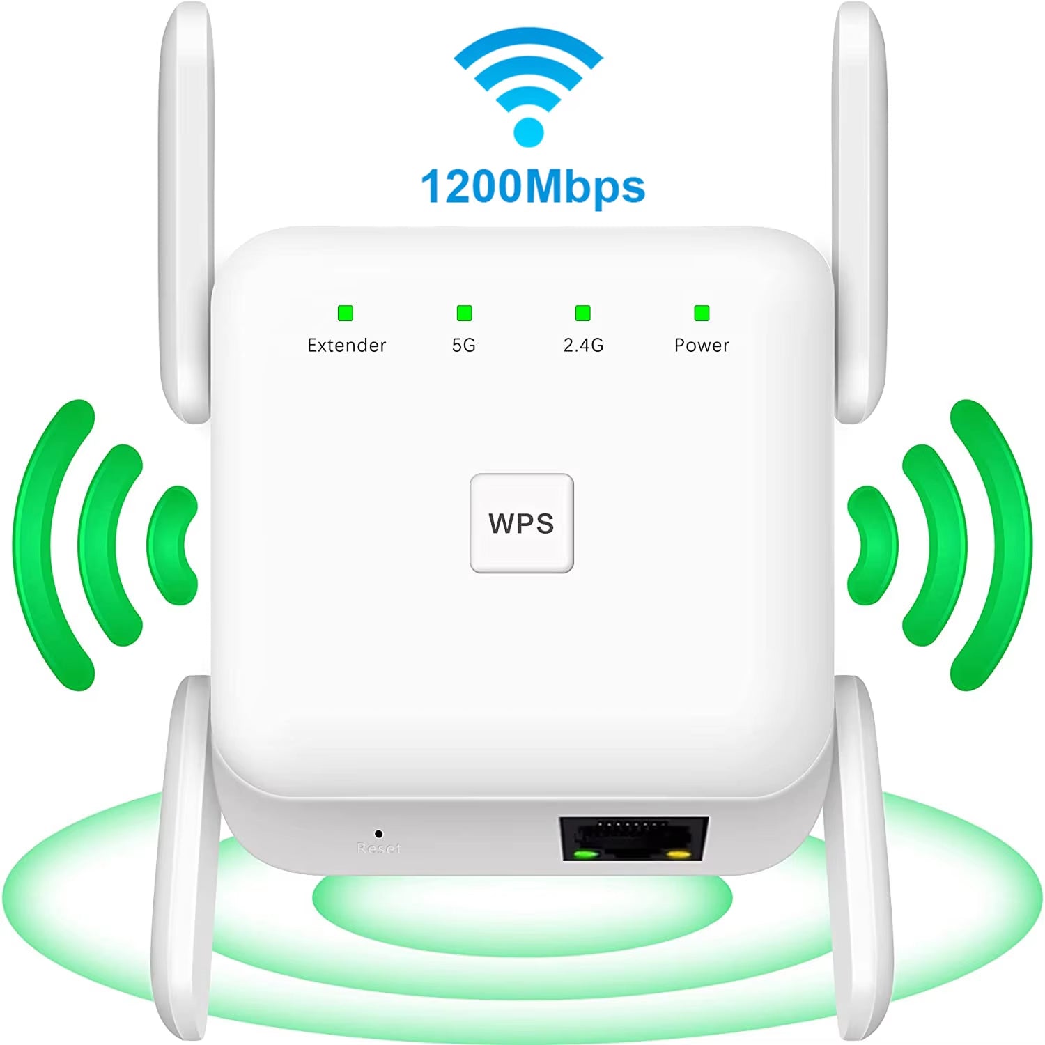 WiBoofy AC1200 Dual-Band WiFi Extender & Broadband Booster