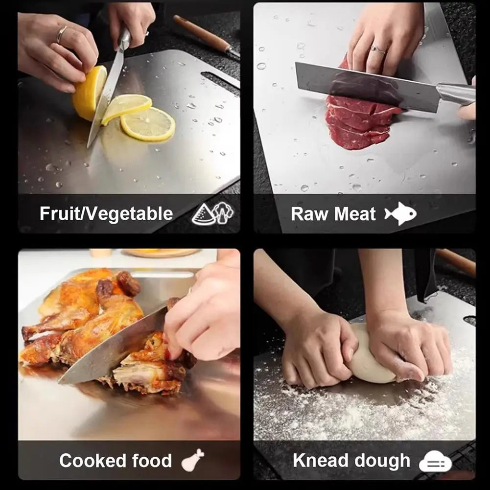 ZarkiBoard Hygienic Non-Porous Titanium Cutting Board